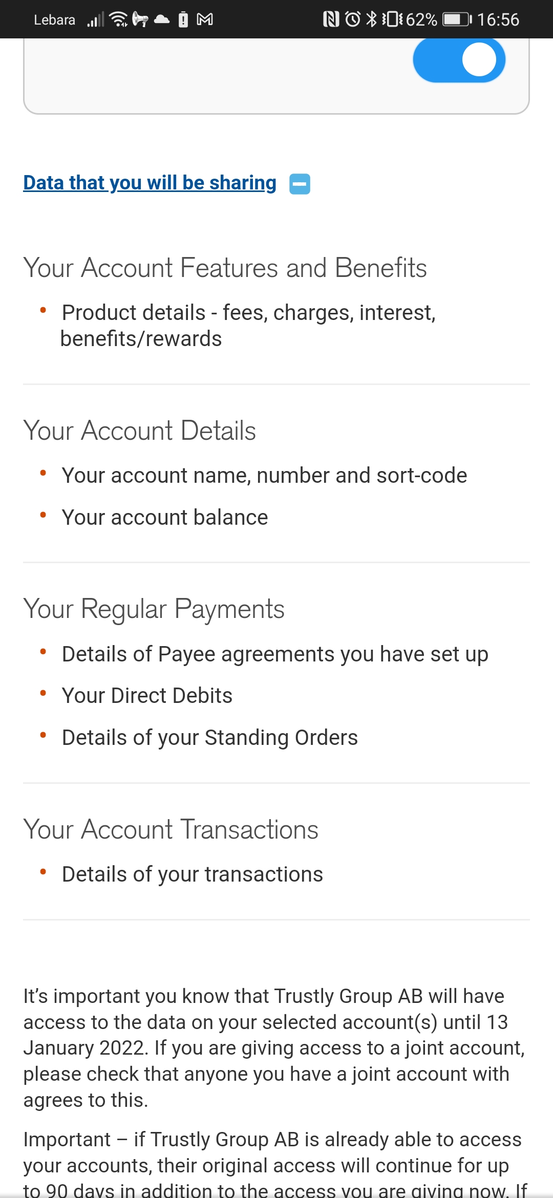 Solved What can eBay see when you add bank account access... UK eBay Community