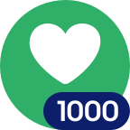 1000 Helpfuls Received