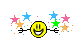 smilie jumping with stars.gif