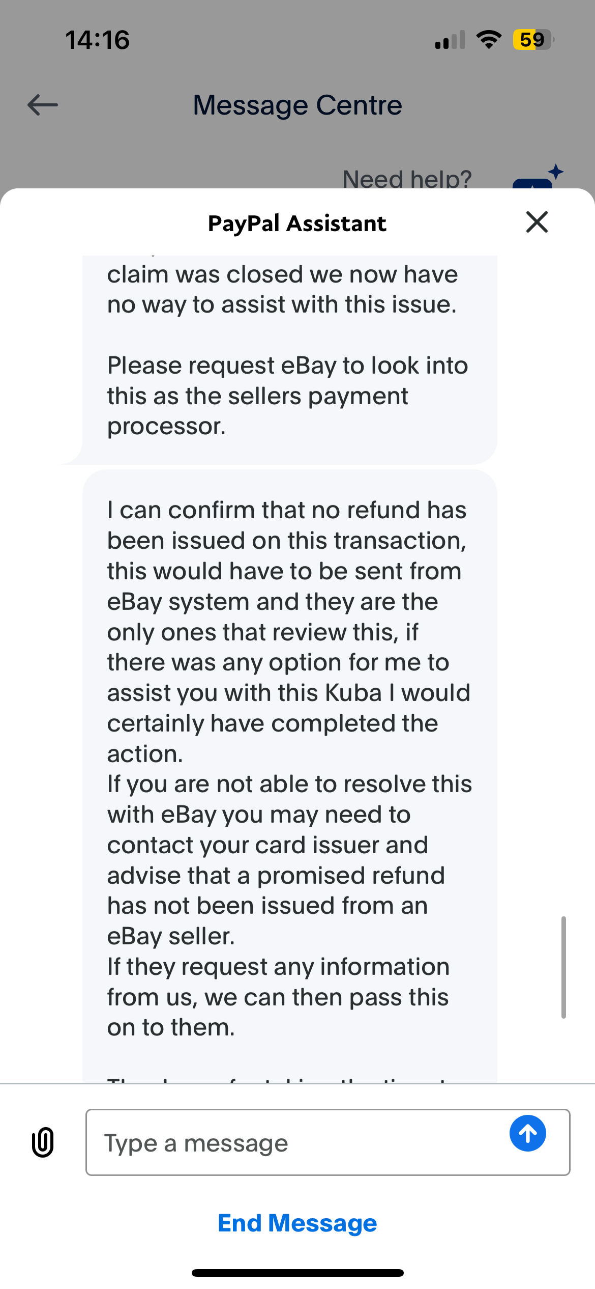 Refund UK eBay Community