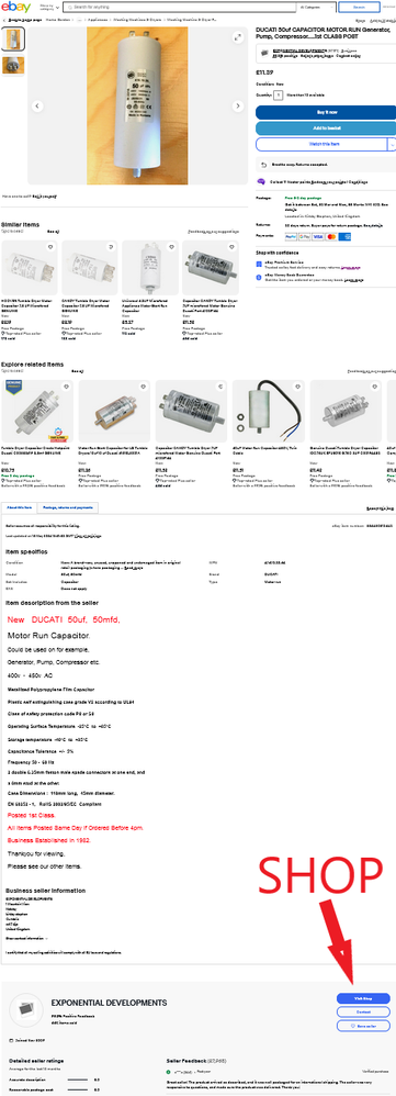 Screenshot 2024-03-21 at 14-37-18 DUCATI 50uf CAPACITOR MOTOR RUN Generator Pump Compressor.....1st CLASS POST eBay.png
