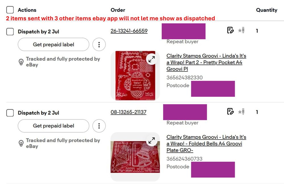 items needing dispatch ebay.jpg