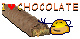 smilie with huge chocolate bar.gif