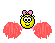 smilie with pom poms.gif
