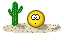 smilie with tumble weed.gif